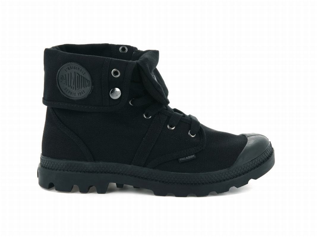 Palladium Pallabrousse Baggy Mens Boots Black Australia [QHGDTF-826]